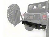 Smittybilt XRC Rear Bumper with Hitch; Textured Black (07-18 Jeep Wrangler JK)