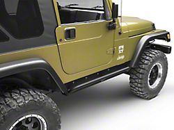 Smittybilt XRC Rock Sliders with Tube Step (97-06 Jeep Wrangler TJ, Excluding Unlimited)