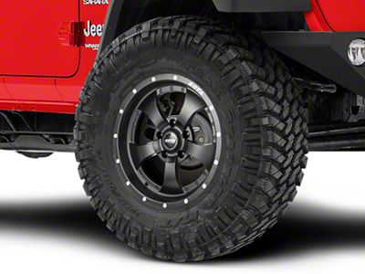 SOTA Off Road NOVAKANE Stealth Black Wheel; 17x9; -12mm Offset (18-22 Jeep Wrangler JL)