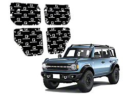 SoundSkins Pro Pre-Cut Sound Dampening Kit; Door and Floor (21-25 Bronco 4-Door)