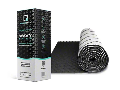SoundSkins Decoupling and Sound Absorbing Wavy Foam Kit (Universal; Some Adaptation May Be Required)