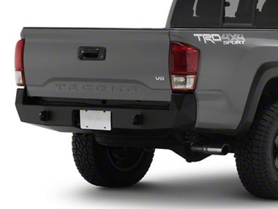 Southern Style Offroad Rear Bumper; Black (16-23 Tacoma)