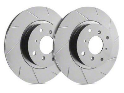 SP Performance Slotted 5-Lug Rotors with Gray ZRC Coating; Front Pair (21-25 1.5L EcoBoost Bronco Sport)