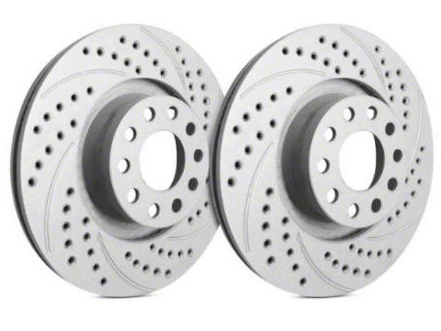 SP Performance Frontier Double Drilled and Slotted 6-Lug Rotors with ...