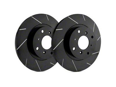 SP Performance Slotted Rotors with Black ZRC Coating; Rear Pair (20-25 Jeep Gladiator JT)