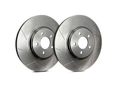 SP Performance Slotted Rotors with Silver ZRC Coating; Rear Pair (20-25 Jeep Gladiator JT)