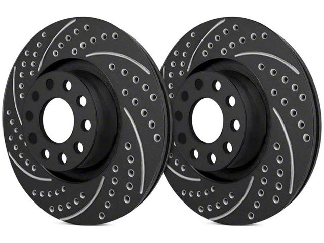 JEEP GRAND CHEROKEE Brake Rotors - Cross-drilled and slotted JEEP GRAND CHEROKEE Brake Rotors - Cross-drilled and slotted