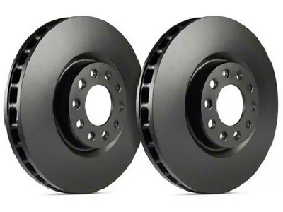 SP Performance Premium Rotors with Black ZRC Coating; Front Pair (13-18 Jeep Wrangler JK w/ Heavy Duty Brakes)