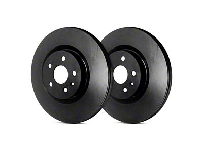 SP Performance Premium Rotors with Black ZRC Coating; Front Pair (18-25 Jeep Wrangler JL w/ 328mm Solid Rear Rotors)