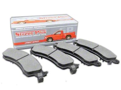 SP Performance Street Plus Semi-Metallic Brake Pads; Rear Pair (18-25 Jeep Wrangler JL w/ 342mm Solid Rear Rotors)