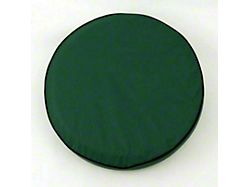 Spare Tire Cover; Solid Green (66-18 Jeep CJ5, CJ7, Wrangler YJ, TJ & JK)