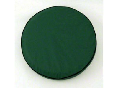 Spare Tire Cover; Solid Green (66-18 Jeep CJ5, CJ7, Wrangler YJ, TJ & JK)