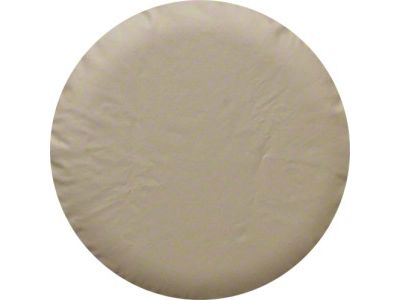 Spare Tire Cover; Solid Tan (66-18 Jeep CJ5, CJ7, Wrangler YJ, TJ & JK)