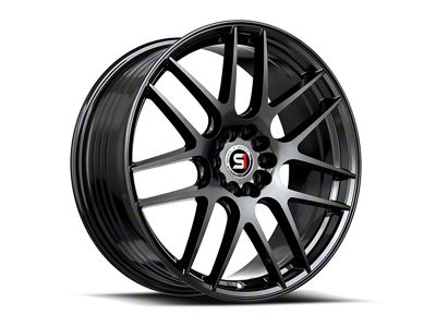 Spec-1 SP-65 Gloss Black 5-Lug Wheel; 17x8; 42mm Offset (21-25 Bronco Sport)