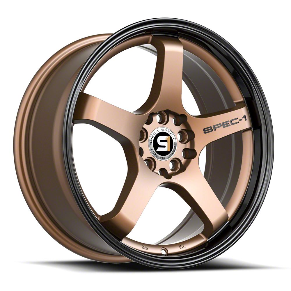 Spec-1 Jeep Cherokee SPT-31 Matte Bronze and Black Lip Wheel