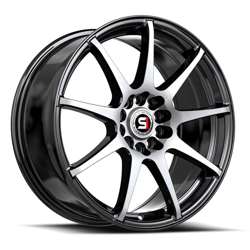 Spec-1 Jeep Grand Cherokee SP-67 Gloss Black and Machined Spec-1 Jeep Grand Cherokee SP-67 Gloss Black and Machined