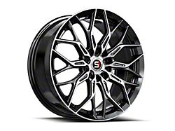 Spec-1 SP-57 Gloss Black and Machined Wheel; 17x7.5; 42mm Offset (15-23 Jeep Renegade BU)
