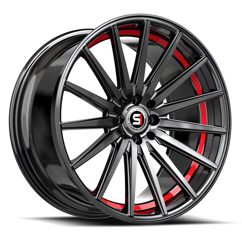 XF Offroad Jeep Grand Cherokee XF-238 Gloss Black and Red