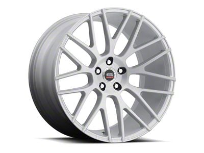 Spec-1 SPL-001 Silver and Brushed Wheel; 20x9; 38mm Offset (87-95 Jeep Wrangler YJ)