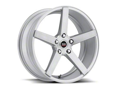 Spec-1 SP-36 Silver and Brushed 5-Lug Wheel; 18x8; 38mm Offset (05-15 Tacoma)