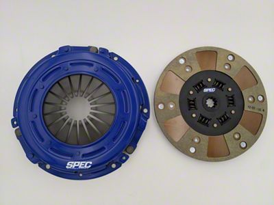 Spec Stage 2+ Carbon/Kevlar Clutch Kit; 10-Spline (07-11 3.8L Jeep Wrangler JK)