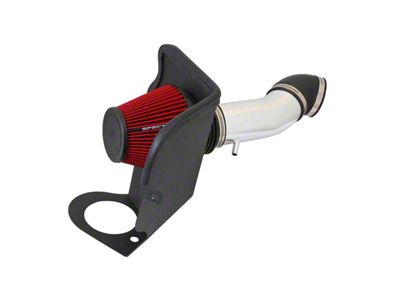 Spectre Performance Cold Air Intake with Red Filter; Polished (14-17 3.2L Jeep Cherokee KL)