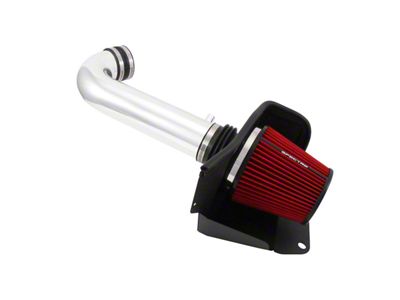Spectre Performance Cold Air Intake with Red Filter; Polished (11-19 5.7L HEMI Jeep Grand Cherokee WK2)