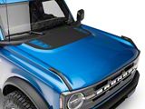 SEC10 Version 2 Hood Decal; Matte Black (21-25 Bronco, Excluding Raptor)