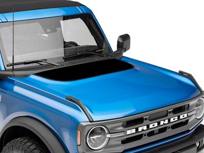 SEC10 Version 3 Hood Decal; Gloss Black (21-25 Bronco, Excluding Raptor)