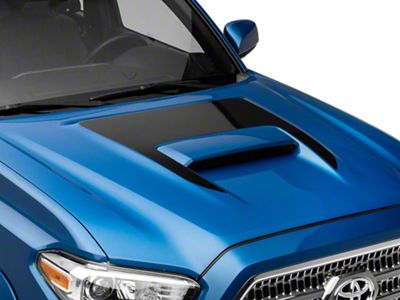 SEC10 Hood Decal; Matte Black (16-23 Tacoma)
