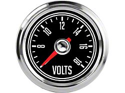 Speedhut Jeep CJ Series 2-1/16-Inch Volt Gauge; Full Sweep; 6-18 Volts (76-86 Jeep CJ7)