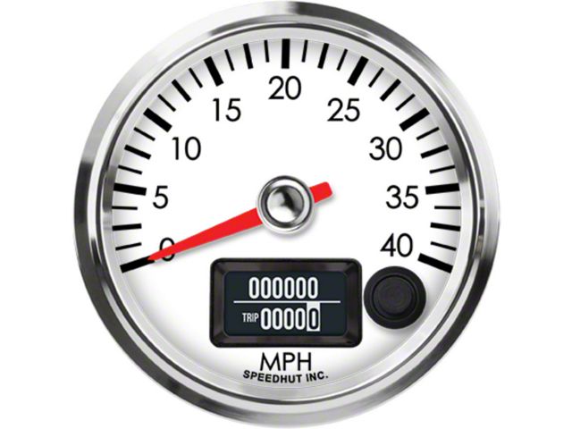 Speedhut Universal XT Legacy Series 2-5/8-Inch GPS Speedometer; 40 MPH ...