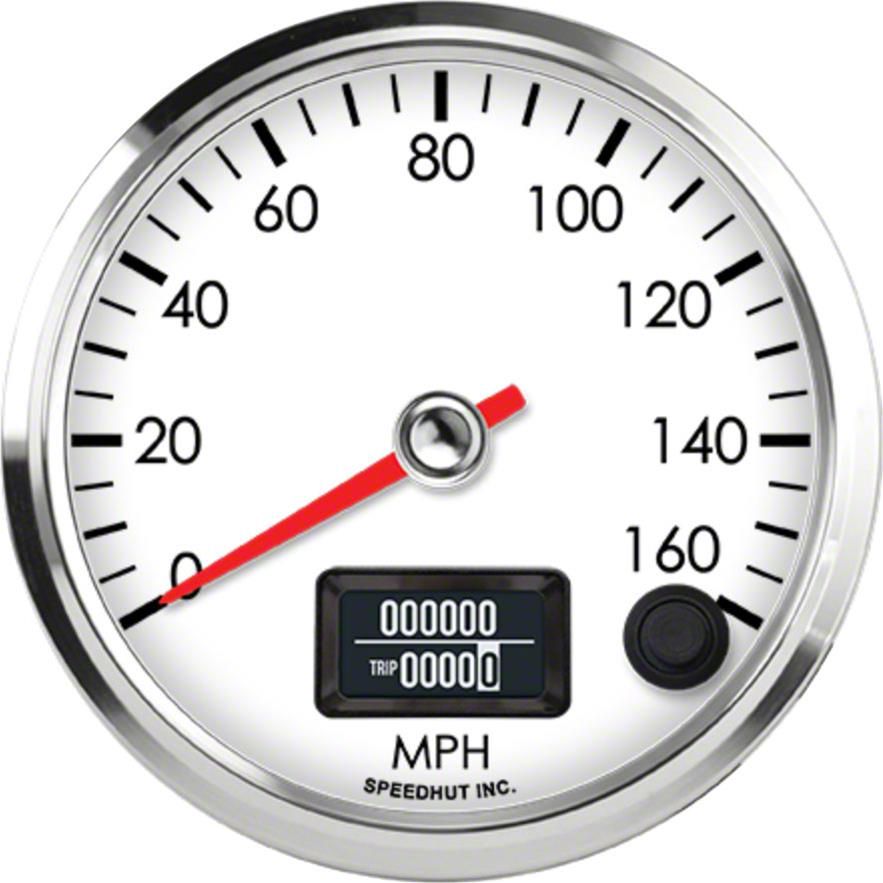 Speedhut Universal XT Legacy Series 3-3/8-Inch Programmable Speedometer ...