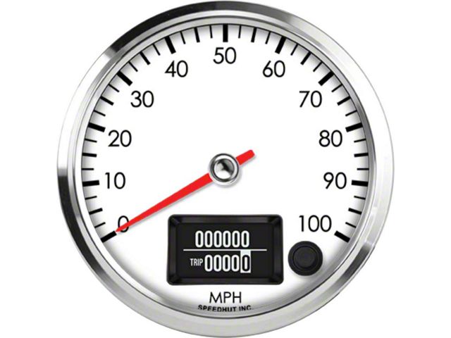 Fedex Speedometer Speedhut Universal XT Legacy Series 4-Inch GPS Speedometer 100 MPH R4 ...
