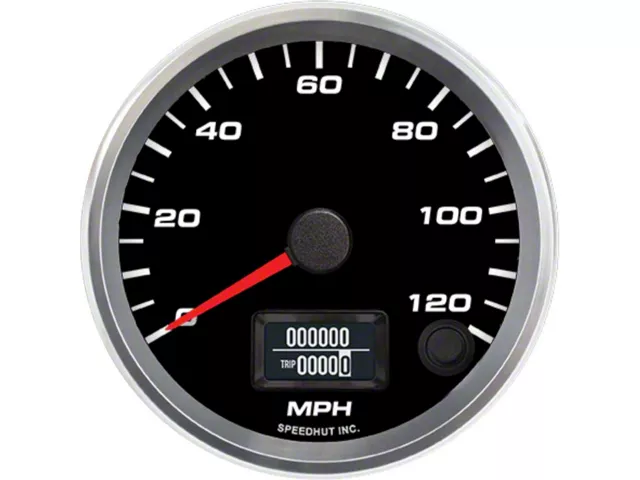 Three Wheel Speedometer Speedhut Universal XT Revolution Series 3-3/8-Inch GPS Speedometer with ...