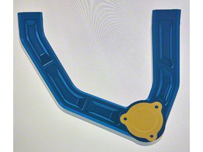 SpeedLogix Billet Adjustable Front Upper Control Arms; Blue (21-25 Bronco)