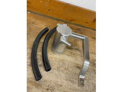 SpeedLogix Oil Catch Can; Satin/Uncoated (21-25 2.7L EcoBoost Bronco)