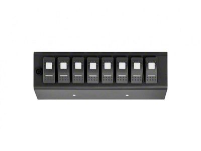 sPOD Add-On Switch Panel for 8-Circuit SourceSE System; Blue (09-18 Jeep Wrangler JK)