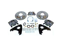 SSBC-USA Direct Fit Front Disc Brake Conversion Kit with Vented Rotors; Cast Iron Calipers (70-86 Jeep CJ7 w/ Dana 30 Axle)