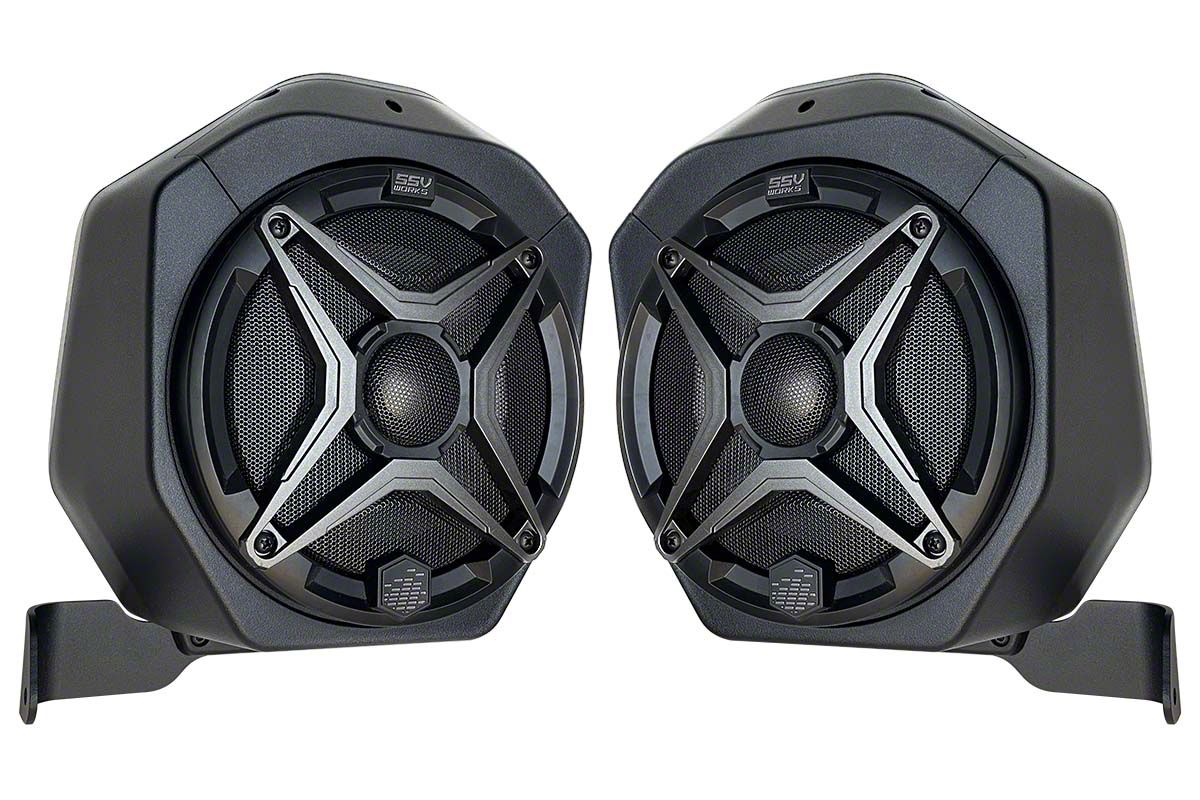 SSV Works Bronco 6.50Inch Factory Upgrade Rear Speaker Pods with Kicker Speakers; Loaded BR