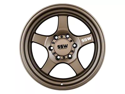 SSW Off-Road Wheels Stryker Matte Bronze 6-Lug Wheel; 17x9; -25mm Offset (25-26 4Runner)