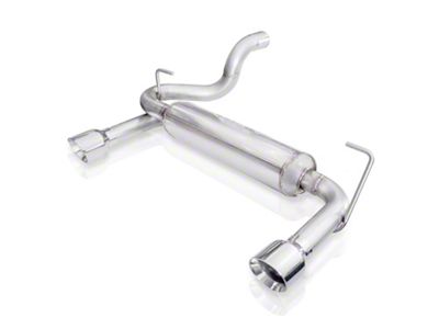 Stainless Works Dual Outlet Axle-Back Exhaust with Polished Tips (18-25 3.6L Jeep Wrangler JL)