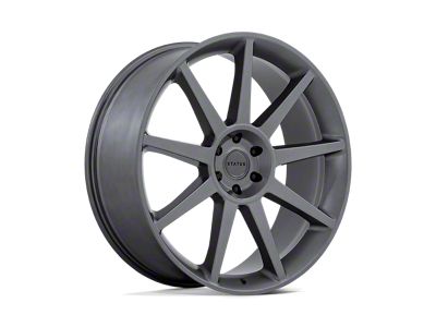 Status Mammoth Matte Anthracite 6-Lug Wheel; 24x10; 30mm Offset (25-26 4Runner)