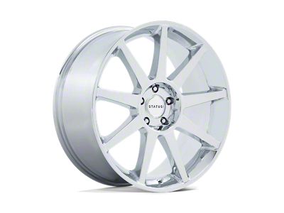 Status Mammoth Chrome Wheel; 22x9.5; 30mm Offset (22-25 Jeep Grand Cherokee WL)