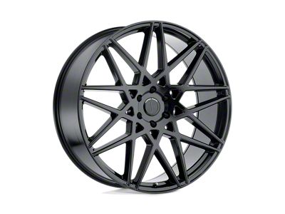 Status Griffin Gloss Black Wheel; 24x9.5; 15mm Offset (76-86 Jeep CJ7)