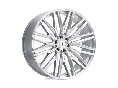 Status Adamas Silver with Mirror Cut Face 6-Lug Wheel; 20x9; 15mm Offset (16-23 Tacoma)