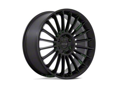 Status Venti Matte Black 6-Lug Wheel; 22x9.5; 25mm Offset (16-23 Tacoma)