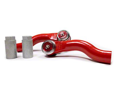 Steer Smarts YETI XD Tie Rod Ends; Red (21-25 Bronco, Excluding Raptor & Wildtrack)