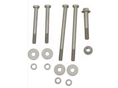 Steer Smarts Sector Shaft Brace/Frame Side Track Bar Reinforcement Bracket Hardware Kit (07-25 Jeep Wrangler JK & JL)