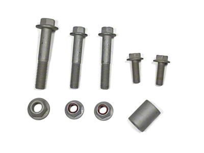 Steer Smarts Track Bar Relocation Bracket Replacement Hardware Kit (18-25 Jeep Wrangler JL)